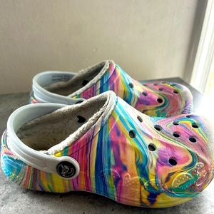 Marbled Crocs Kids unisex J1